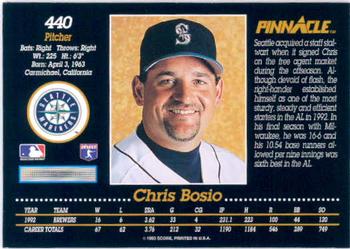 Chris Bosio  baseball card collectible - Main Image 2