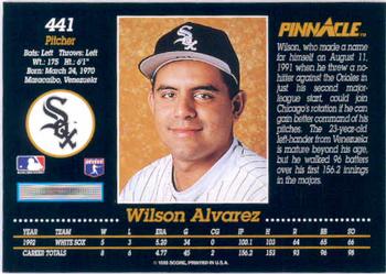 Wilson Alvarez  baseball card collectible - Main Image 2