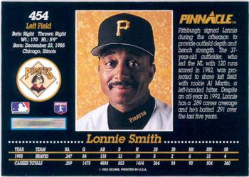 Lonnie Smith  baseball card collectible - Main Image 2