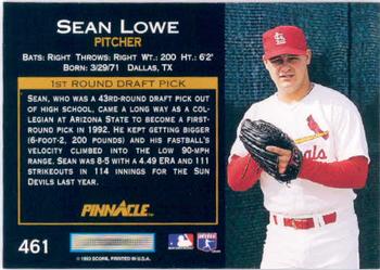 Sean Lowe  baseball card collectible - Main Image 2