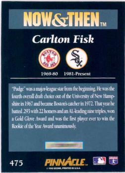 Carlton Fisk  baseball card collectible - Main Image 2