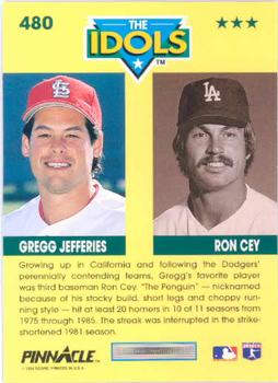 Gregg Jefferies / Ron Cey  baseball card collectible - Main Image 2