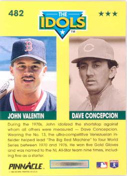 John Valentin / Dave Concepcion  baseball card collectible - Main Image 2