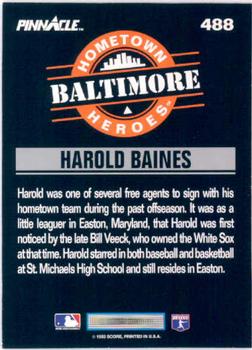 Harold Baines  baseball card collectible - Main Image 2