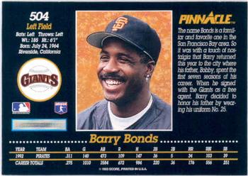 Barry Bonds  baseball card collectible - Main Image 2