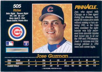 Jose Guzman  baseball card collectible - Main Image 2