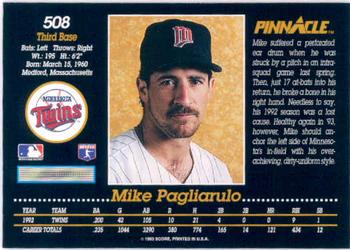 Mike Pagliarulo  baseball card collectible - Main Image 2