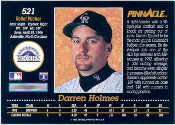 Darren Holmes  baseball card collectible - Main Image 2