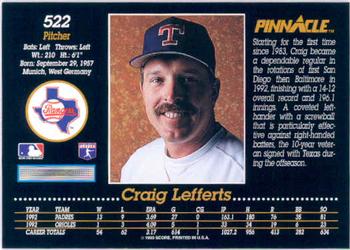Craig Lefferts  baseball card collectible - Main Image 2