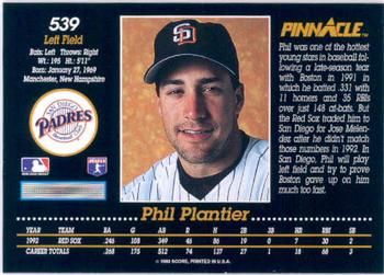 Phil Plantier  baseball card collectible - Main Image 2