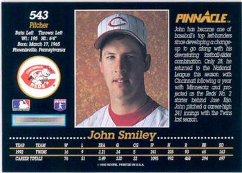 John Smiley  baseball card collectible - Main Image 2