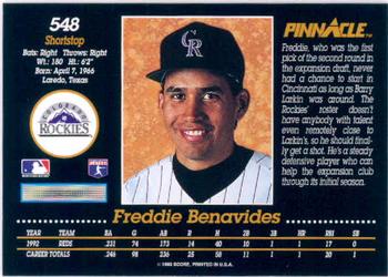 Freddie Benavides  baseball card collectible - Main Image 2