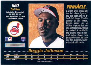 Reggie Jefferson  baseball card collectible - Main Image 2