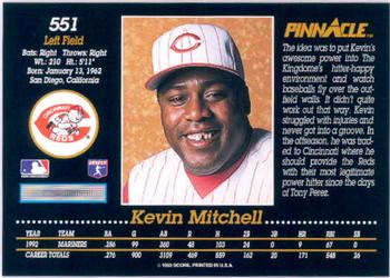Kevin Mitchell  baseball card collectible - Main Image 2
