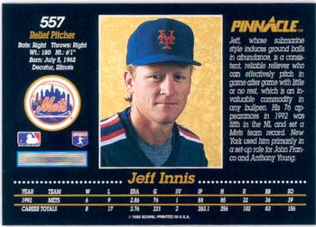Jeff Innis  baseball card collectible - Main Image 2