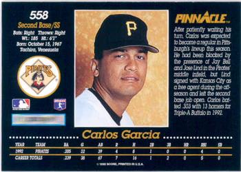 Carlos Garcia  baseball card collectible - Main Image 2
