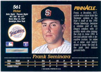 Frank Seminara  baseball card collectible - Main Image 2