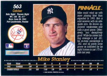Mike Stanley  baseball card collectible - Main Image 2