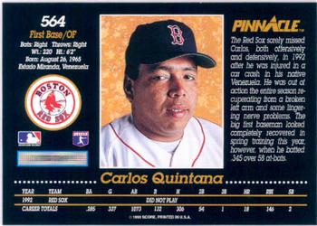 Carlos Quintana  baseball card collectible - Main Image 2