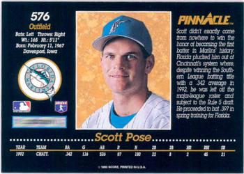Scott Pose  baseball card collectible - Main Image 2