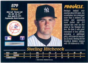 Sterling Hitchcock  baseball card collectible - Main Image 2