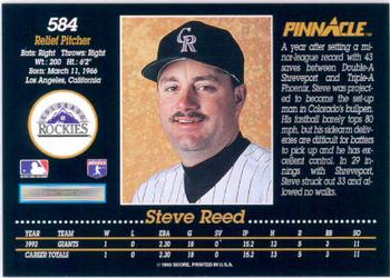 Steve Reed  baseball card collectible - Main Image 2