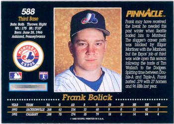 Frank Bolick  baseball card collectible - Main Image 2