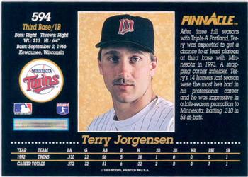 Terry Jorgensen  baseball card collectible - Main Image 2