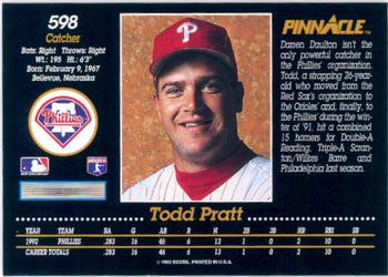 Todd Pratt  baseball card collectible - Main Image 2