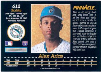 Alex Arias  baseball card collectible - Main Image 2