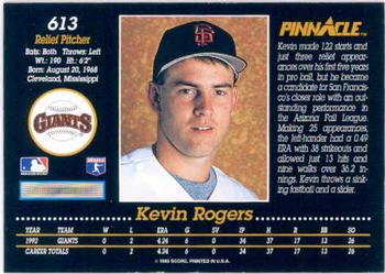 Kevin Rogers  baseball card collectible - Main Image 2