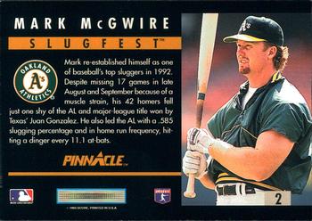 Mark McGwire  baseball card collectible - Main Image 2