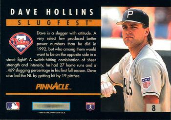 Dave Hollins  baseball card collectible - Main Image 2