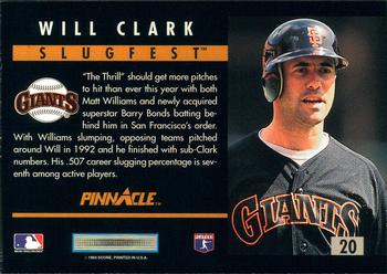 Will Clark  baseball card collectible - Main Image 2