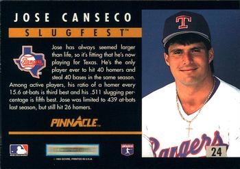Jose Canseco  baseball card collectible - Main Image 2
