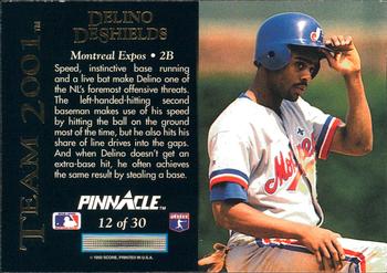 Delino DeShields  baseball card collectible - Main Image 2