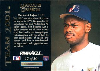 Marquis Grissom  baseball card collectible - Main Image 2