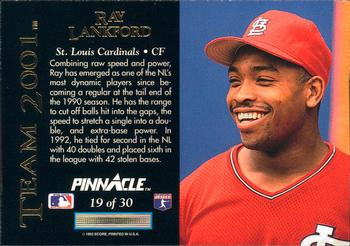 Ray Lankford  baseball card collectible - Main Image 2