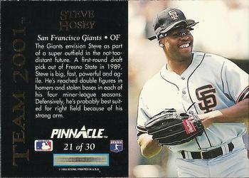 Steve Hosey  baseball card collectible - Main Image 2