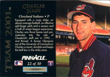 Charles Nagy  baseball card collectible - Main Image 2
