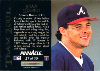 Ryan Klesko  baseball card collectible - Main Image 2