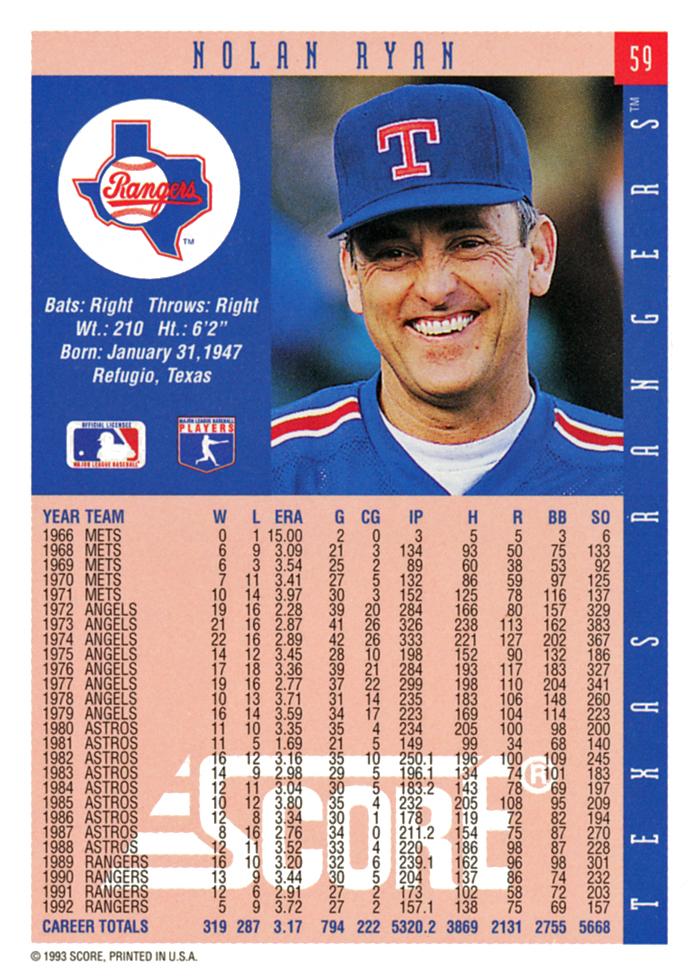 Nolan Ryan  baseball card collectible - Main Image 2