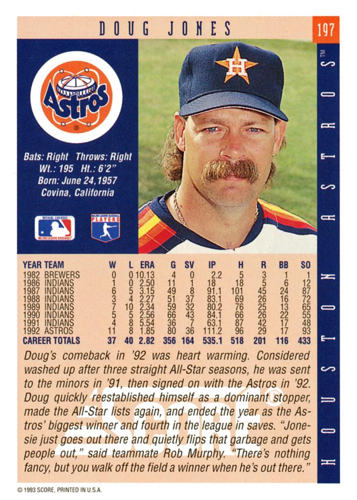 Doug Jones  baseball card collectible - Main Image 2