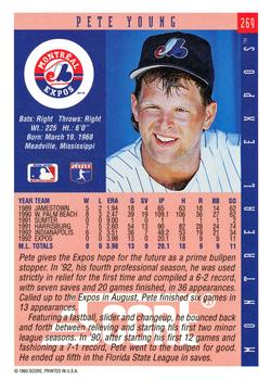 Pete Young  baseball card collectible - Main Image 2