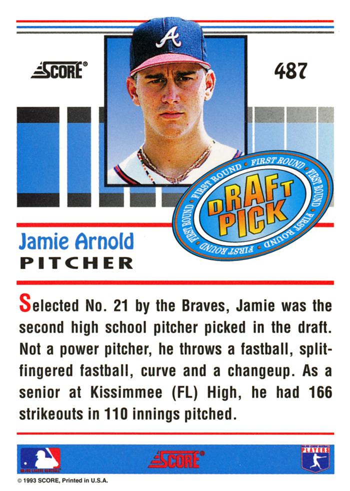 Jamie Arnold  baseball card collectible - Main Image 2