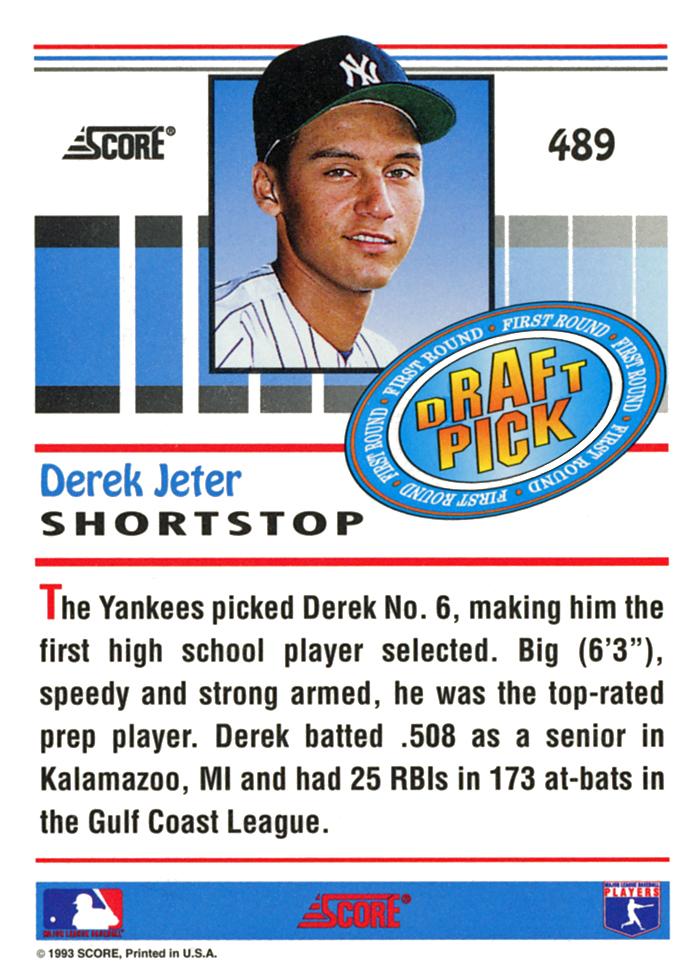 Derek Jeter  baseball card collectible - Main Image 2
