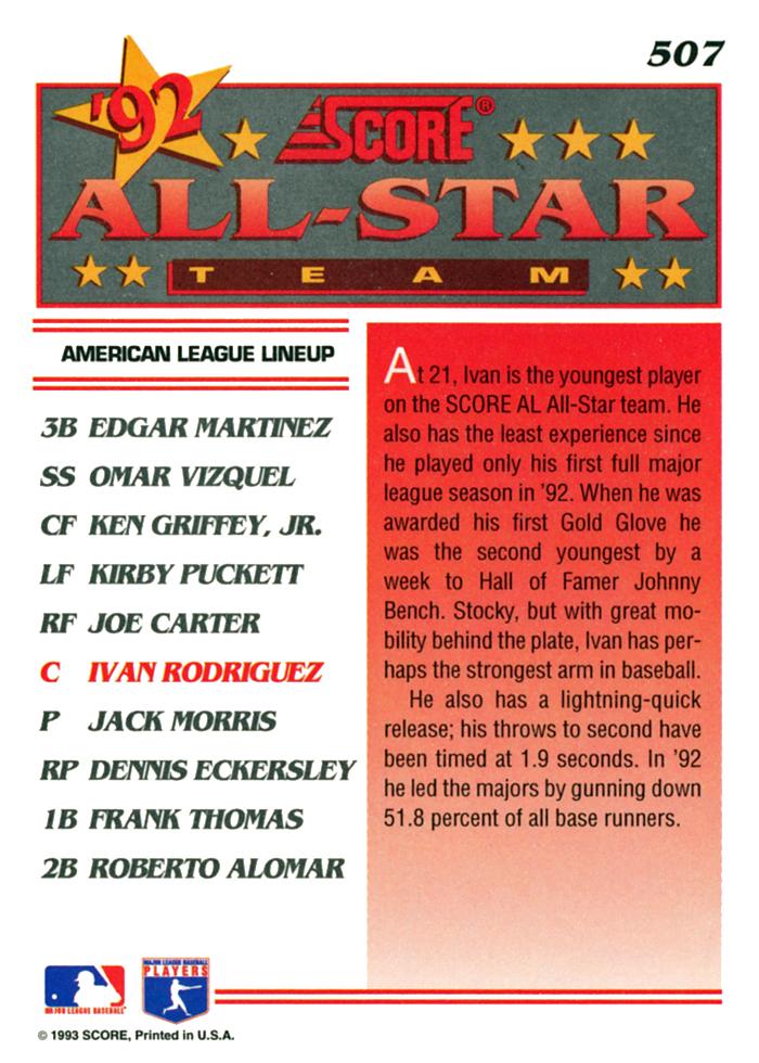 Ivan Rodriguez  baseball card collectible - Main Image 2