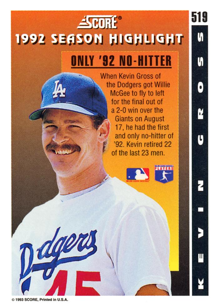Kevin Gross  baseball card collectible - Main Image 2