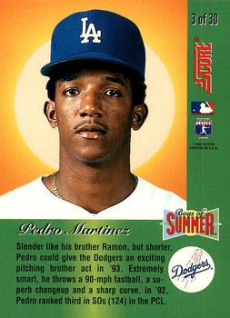 Pedro Martinez  baseball card collectible - Main Image 2