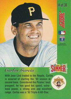 Carlos Garcia  baseball card collectible - Main Image 2